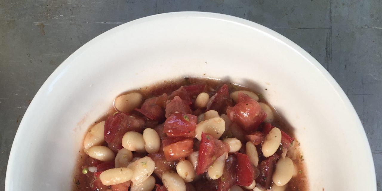 Recipe: White Bean and Red Tomato Salad